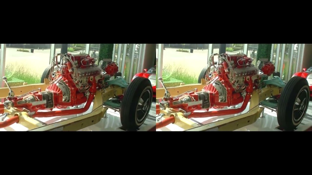 Corvette Cutaway Engine & Chassis Display CarsInDepth.com 3D Video