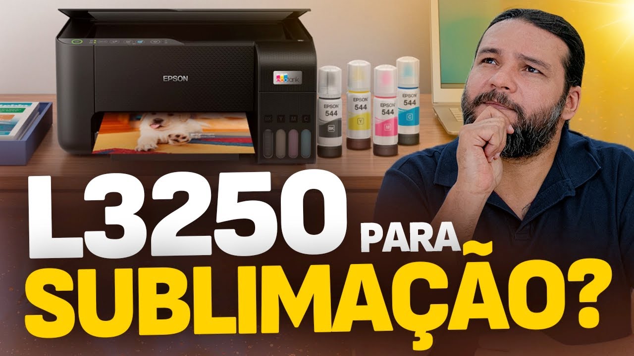 Impressora Epson L3250 para Sublima&ccedil;&atilde;o!