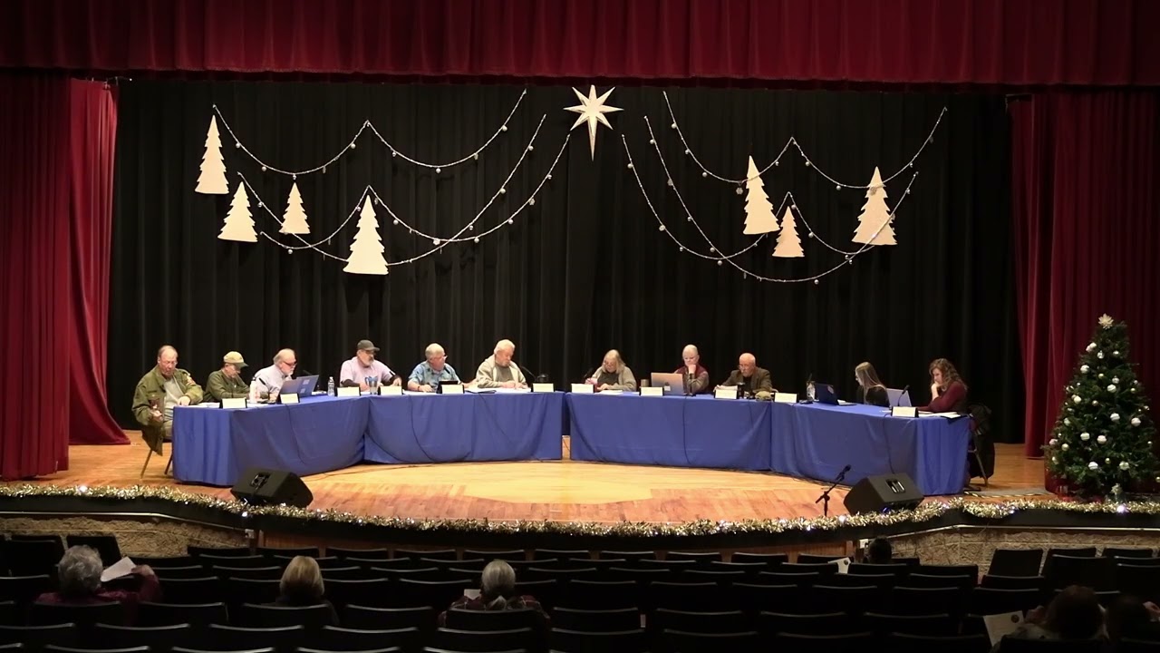 January 5th 2026 Hot Springs South Dakota City Council Meeting