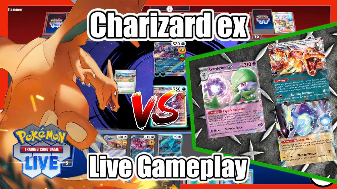 Charizard ex - Pok&eacute;mon TCG Live Gameplay! Climbing the Ranked Ladder! Episode 1
