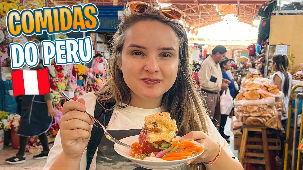 PROVANDO COMIDAS DE RUA NO PERU - AREQUIPA 🇵🇪