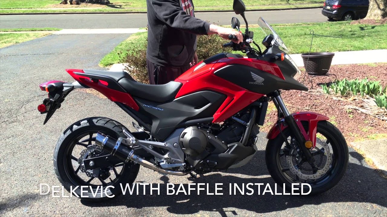 NC700X DCT Delkevic Exhaust