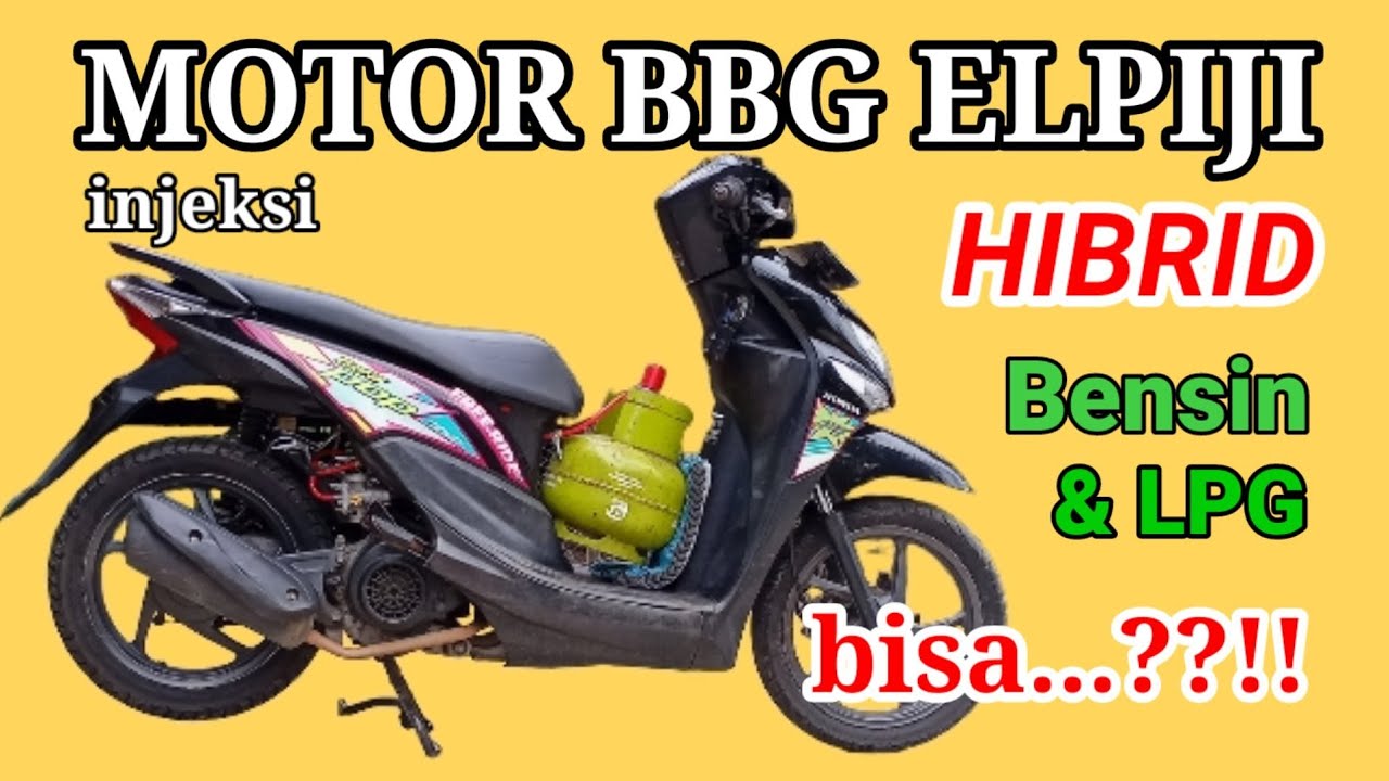 Motor injeksi hybrid elpiji dan bensin #motorbbg #bbg #elpiji