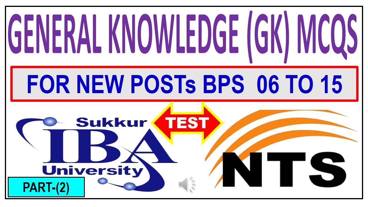 GENERAL KNOWLEDGE (GK) MCQ’S | PART-(2)