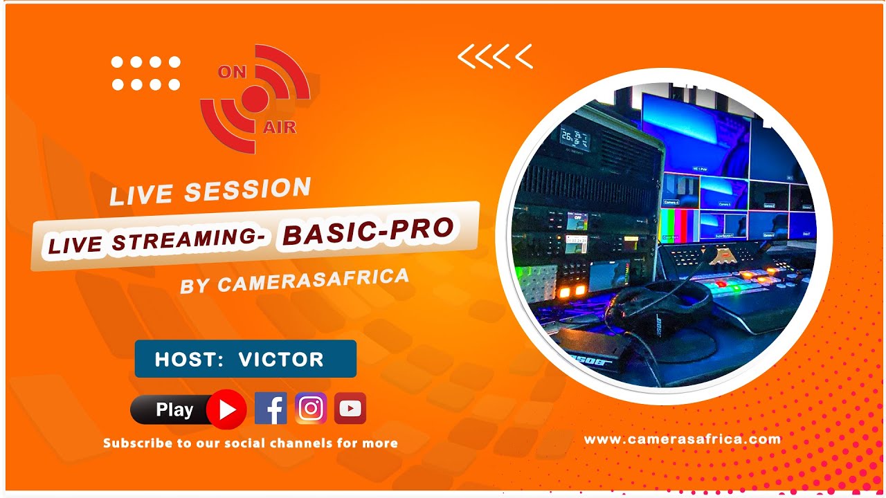 LETS LEARN CAMCORDERS FOR BROADCAST & LIVESTREAMING- BY VICTOR