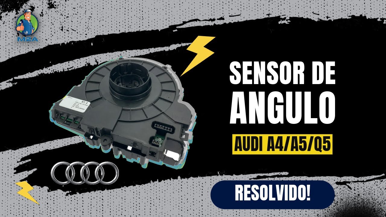 Reparo sensor de angulo de direçao G85 Audi A4 A5 Q5 erro 00778 RESOLVIDO  M2A  !