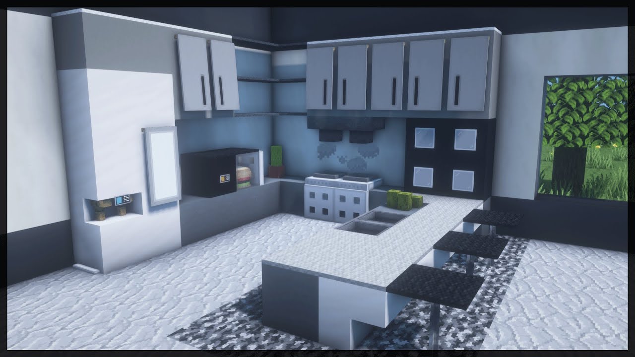 ⚒️ Minecraft: как сделать современную кухню