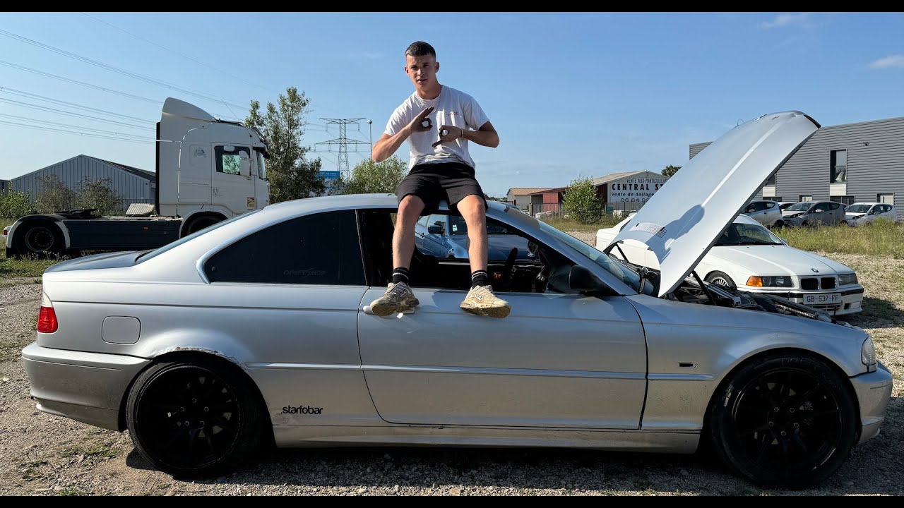 Installation et essais Kit combinés filetés Maxpeeding Rods BMW e46 328ci.