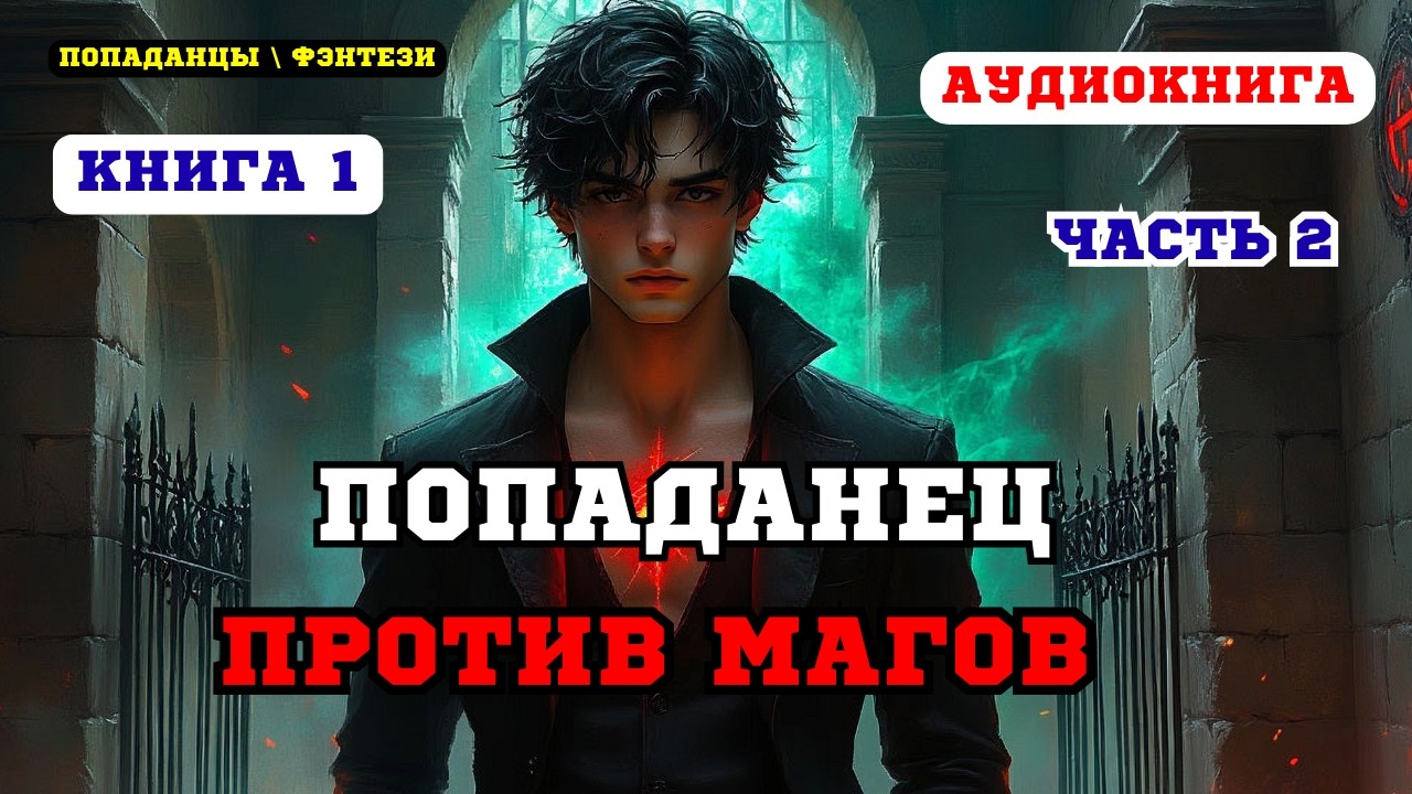 Аудиокнига попаданцы 2026 Боевое фэнтези про попаданца в мире магии (Книга 1 Часть 2)