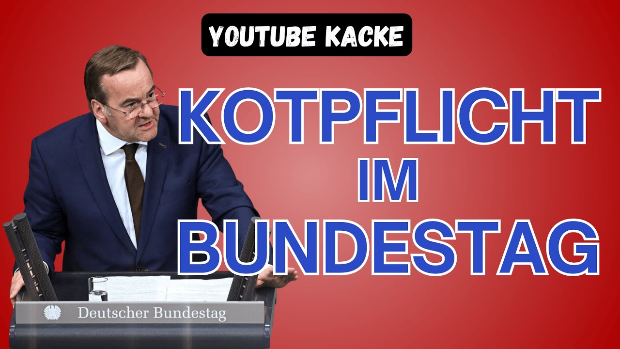 Bundestag Youtube Kacke: Kotpflicht im Bundestag [Wurstwasser Studios]