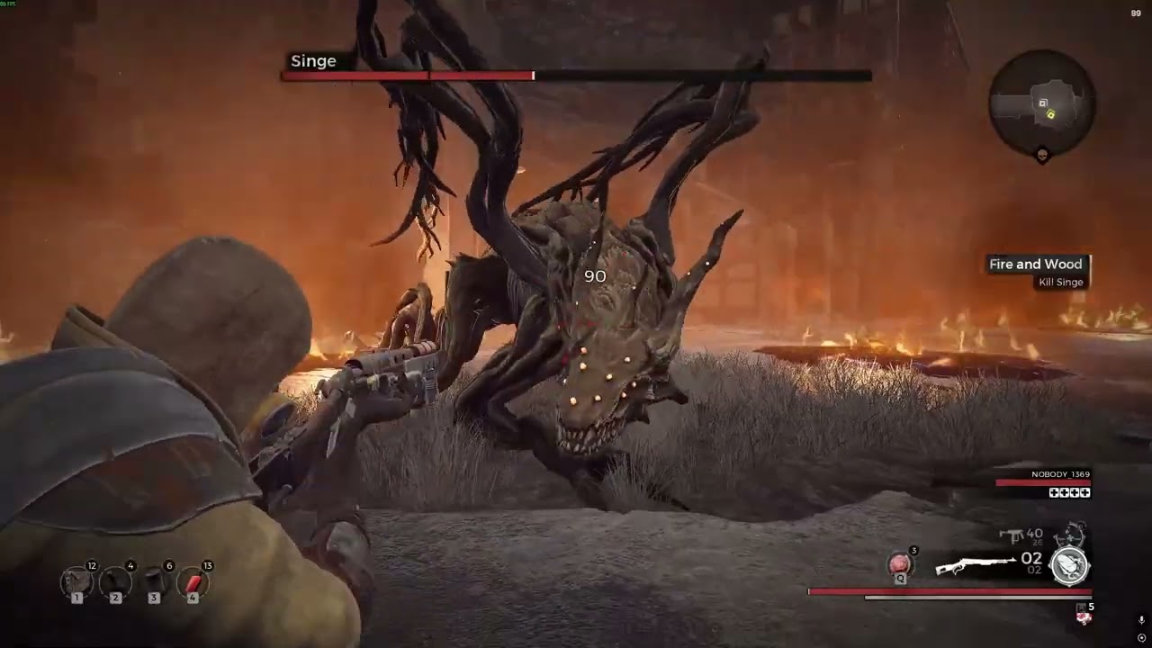 Remnant: From The Ashes Singe Hard Difficulty Duo Boss Fight