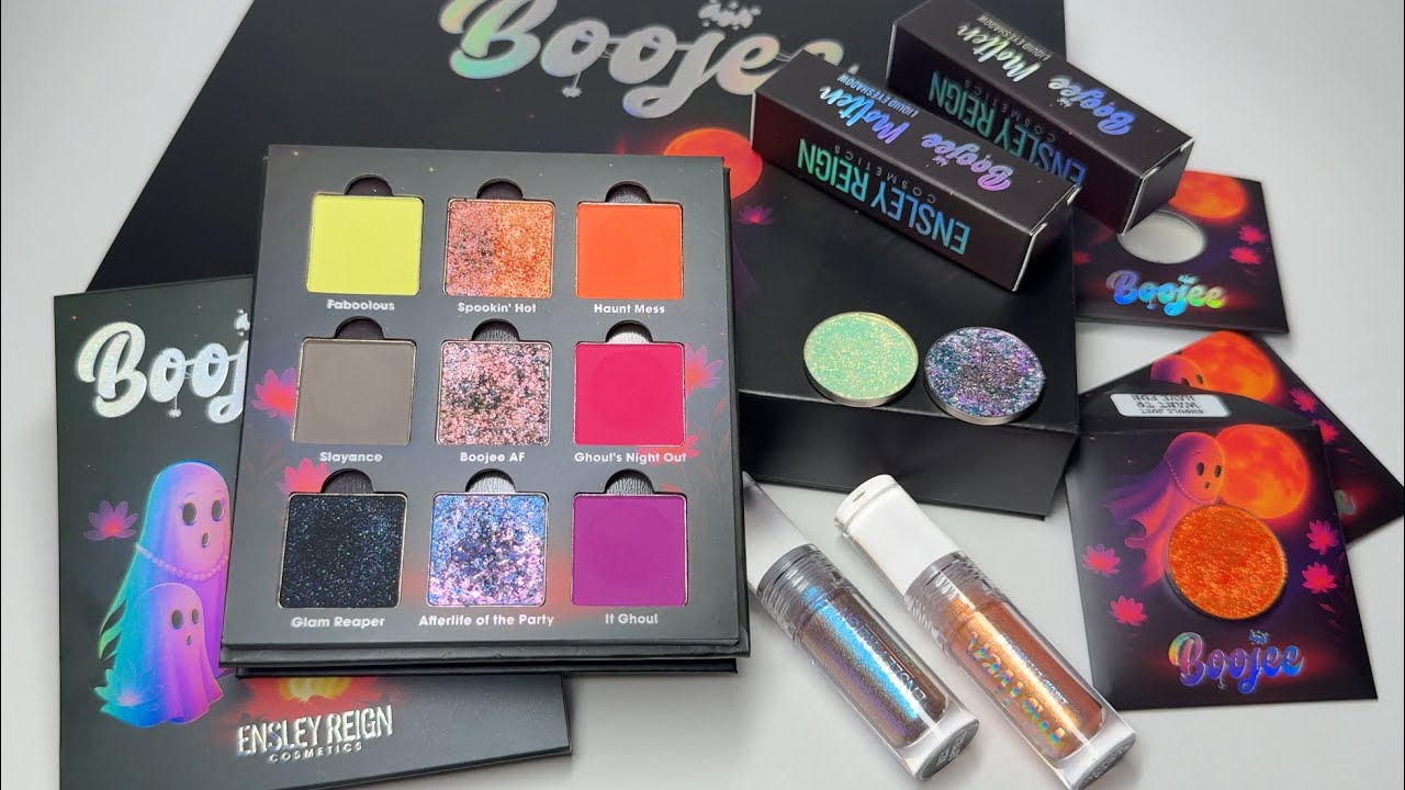 New Ensley Reign Cosmetics BooJee Collection 👻🍂 Swatches 