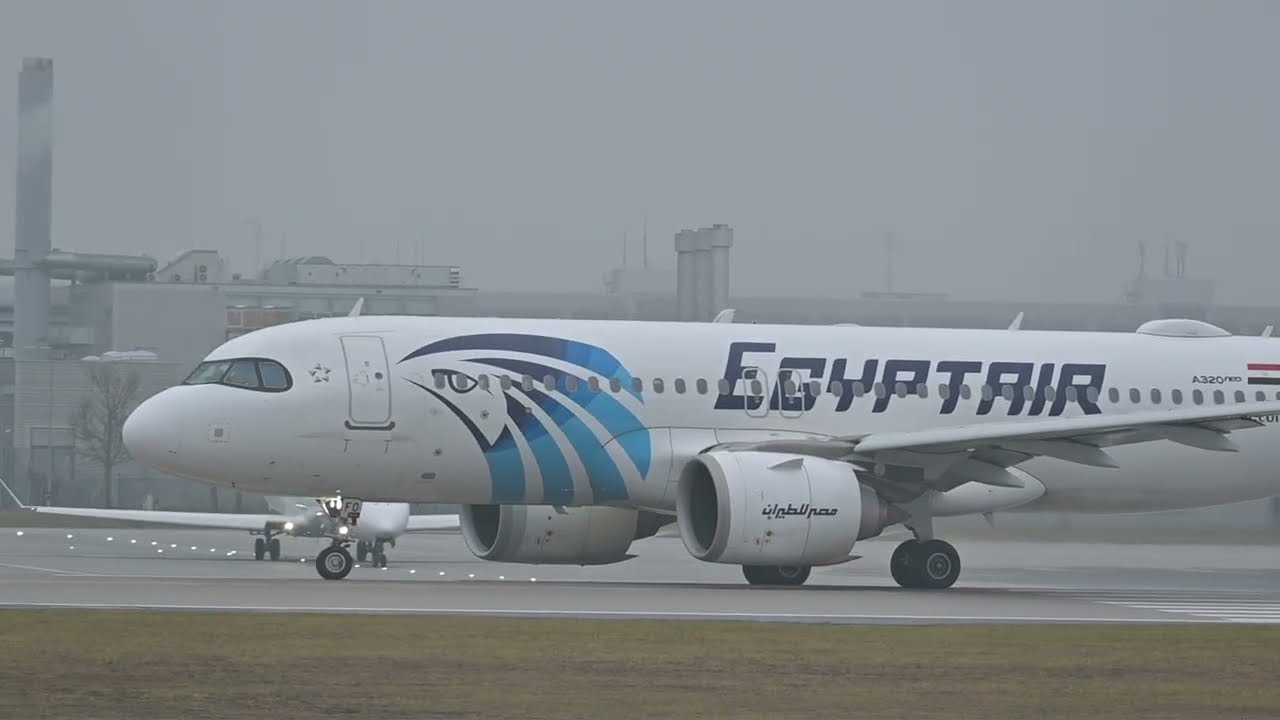 EGYPTAIR A 320 Neo Flughafen München EDDM/MUC 