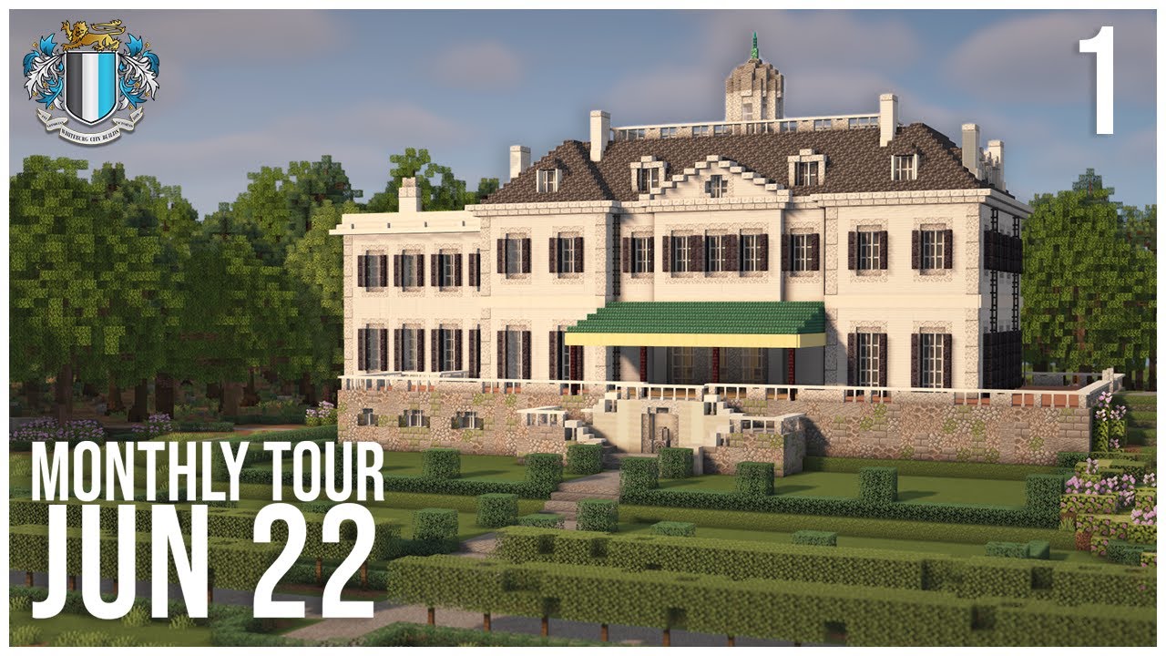 Три впечатляющих загородных дома — Minecraft World Tour (июнь 2022 г.)