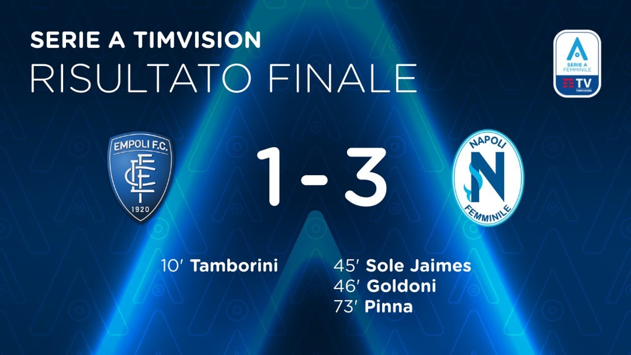 Empoli-Napoli Femminile 1-3 | Goldoni trascina le azzurre | Serie A Femminile 
