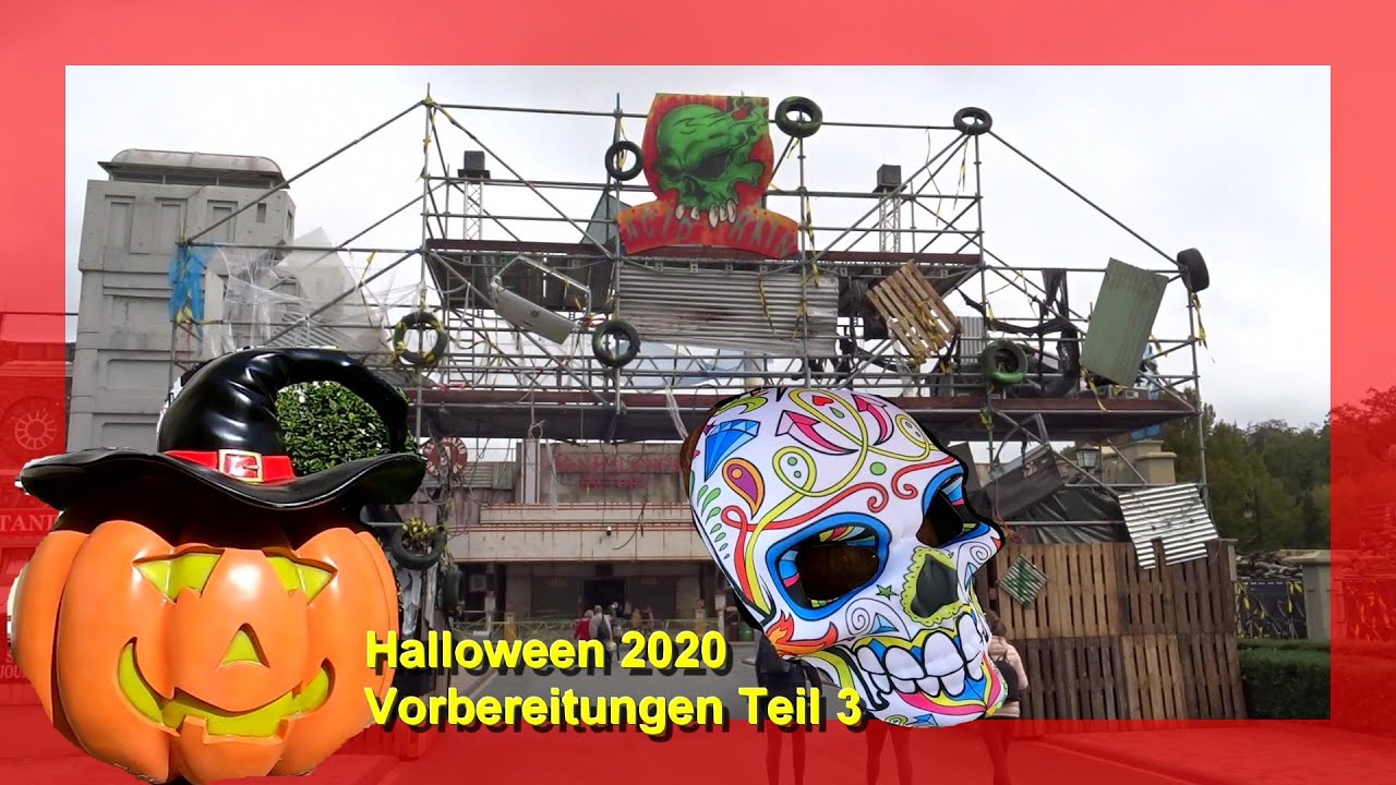Halloween Horror Festival 2020 - Movie Park Germany - Vorbereitung Movie Park Halloween Horror Fest