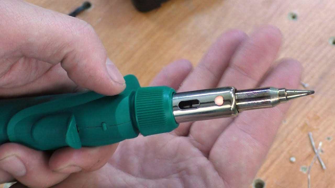 Портативный газовый паяльник для мастерской