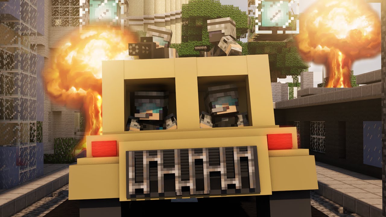 Minecraft | NUCLEAR BOMB CHALLENGE - Nuclear Mod Showdown! (NUKE VS CITY)