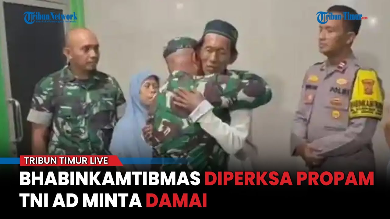 Oknum TNI-Polri Minta Maaf, Datangi Pedagang Es Gabus Minta Masalah Diselesaikan Secara Kekeluargaan