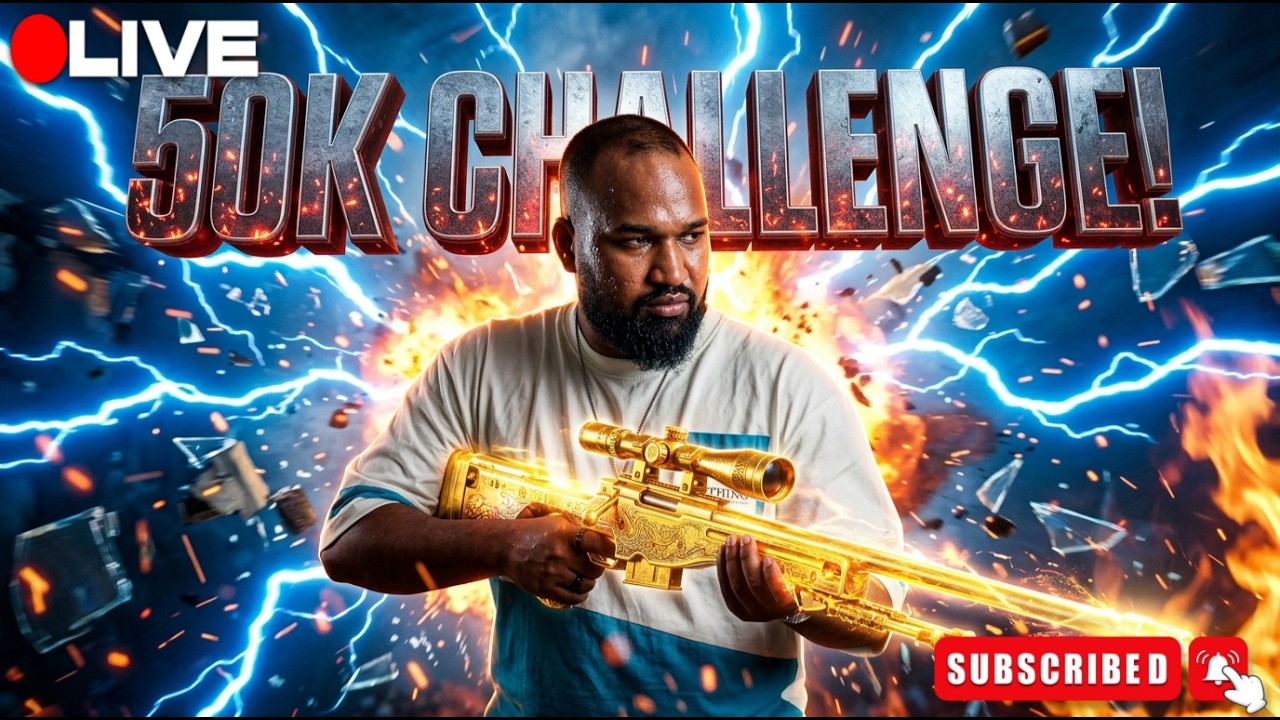🔴 Let Night Chill Stream || 50K Challenges | HEADSHOT KING