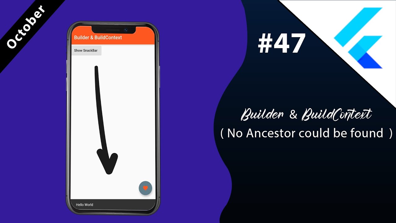 Flutter Tutorial - Builder & BuildContext - Everyone should understand this - Deep Dive