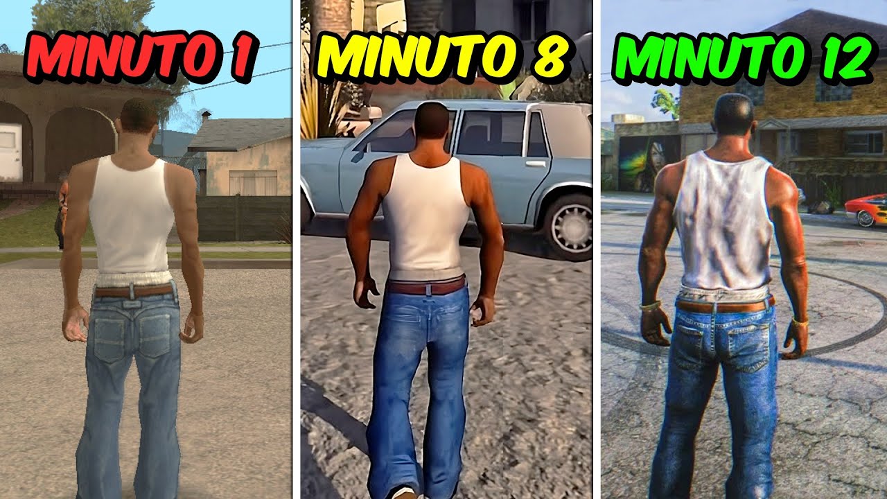 GTA SAN ANDREAS pero CADA MINUTO es MAS REALISTA