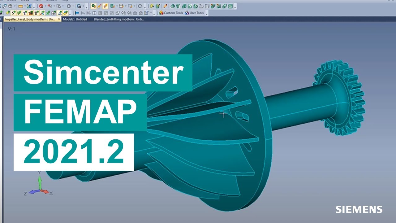 WHAT'S NEW Simcenter Femap 2021.2 | Meshing a solid body with faceted surfaces
