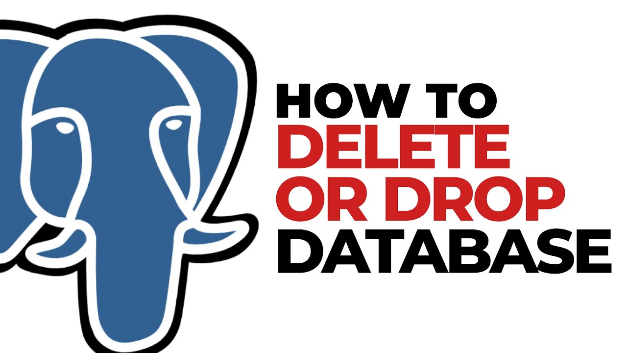 How To Delete or Drop Database in Postgresql
