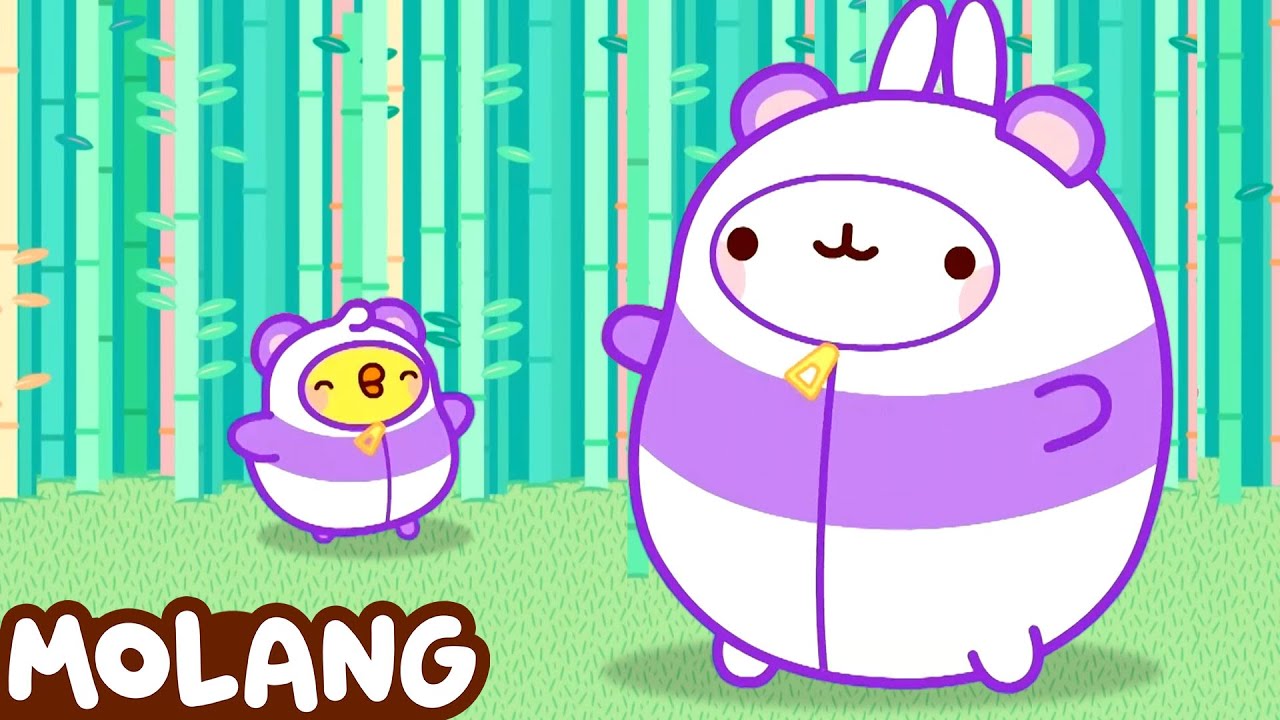 Molang | Panda Play Day with Molang and Piu Piu 🐼🎈Funny Animal Cartoon For Kids