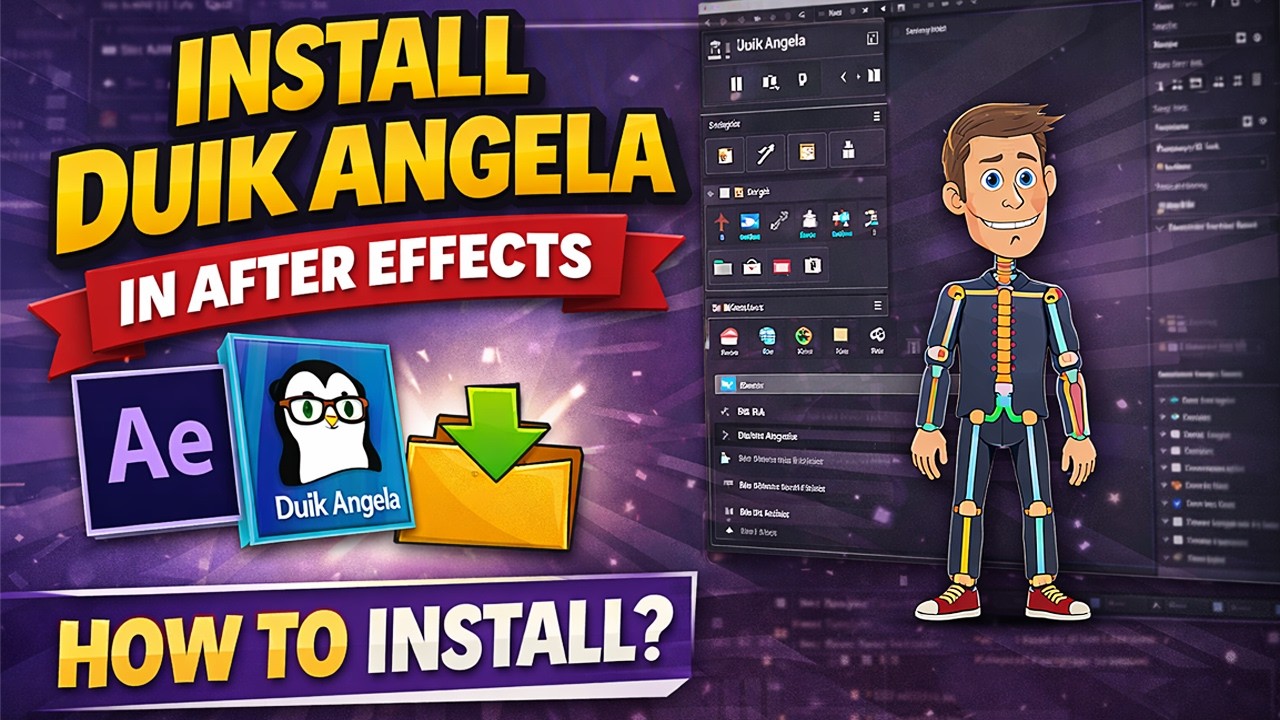 DUIK ANGELA: Скачать и установить 2026 | Уроки по After Effects