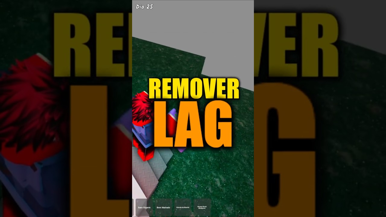 COMO REMOVER O LAG DO 99 NOITES NA FLORESTA? #roblox