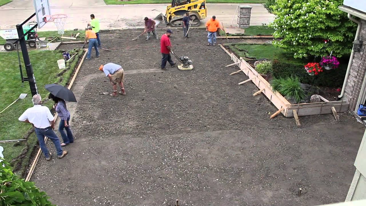 Concrete Driveway TimeLapse