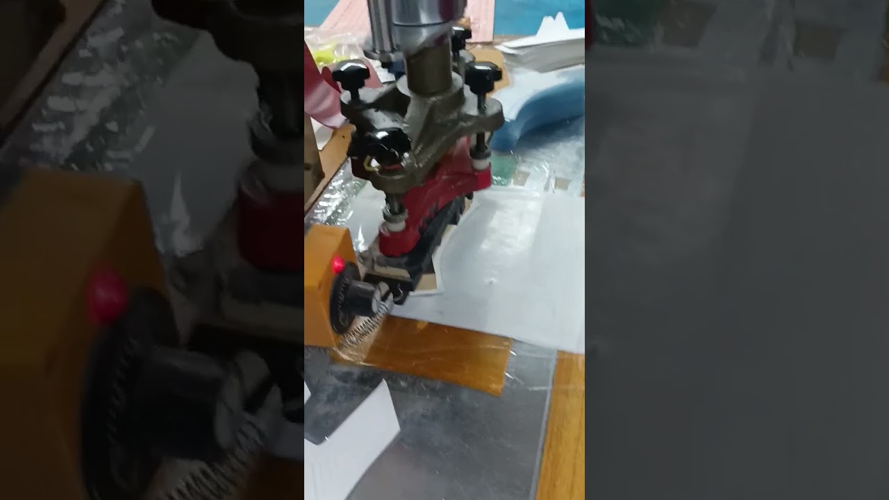 Shoe Embossing machine embossing pu transparent tpu#embosingmachine