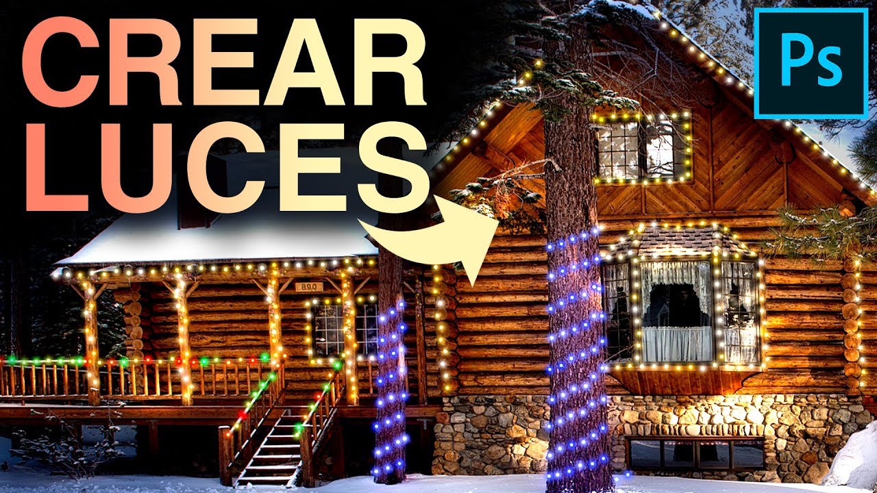 Crear Luces Navideñas en Photoshop