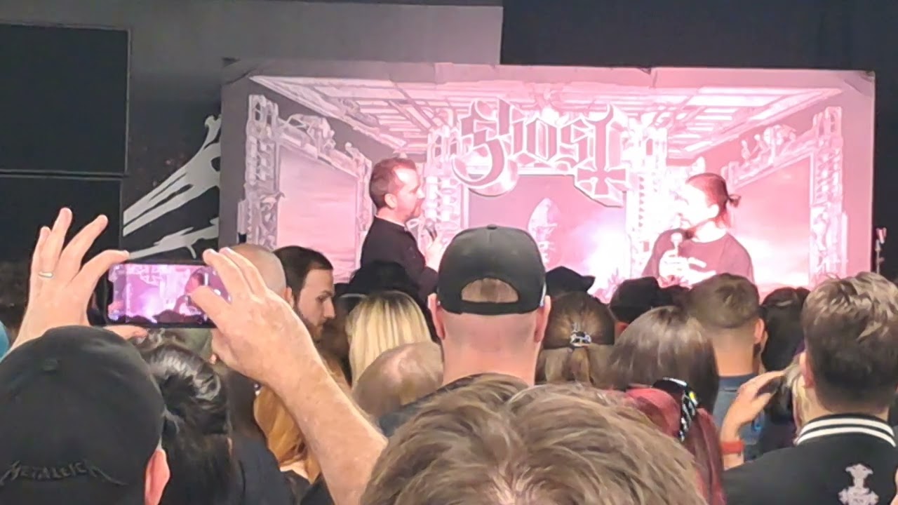 Tobias Forge (Ghost) Q&A @ HMV Birmingham