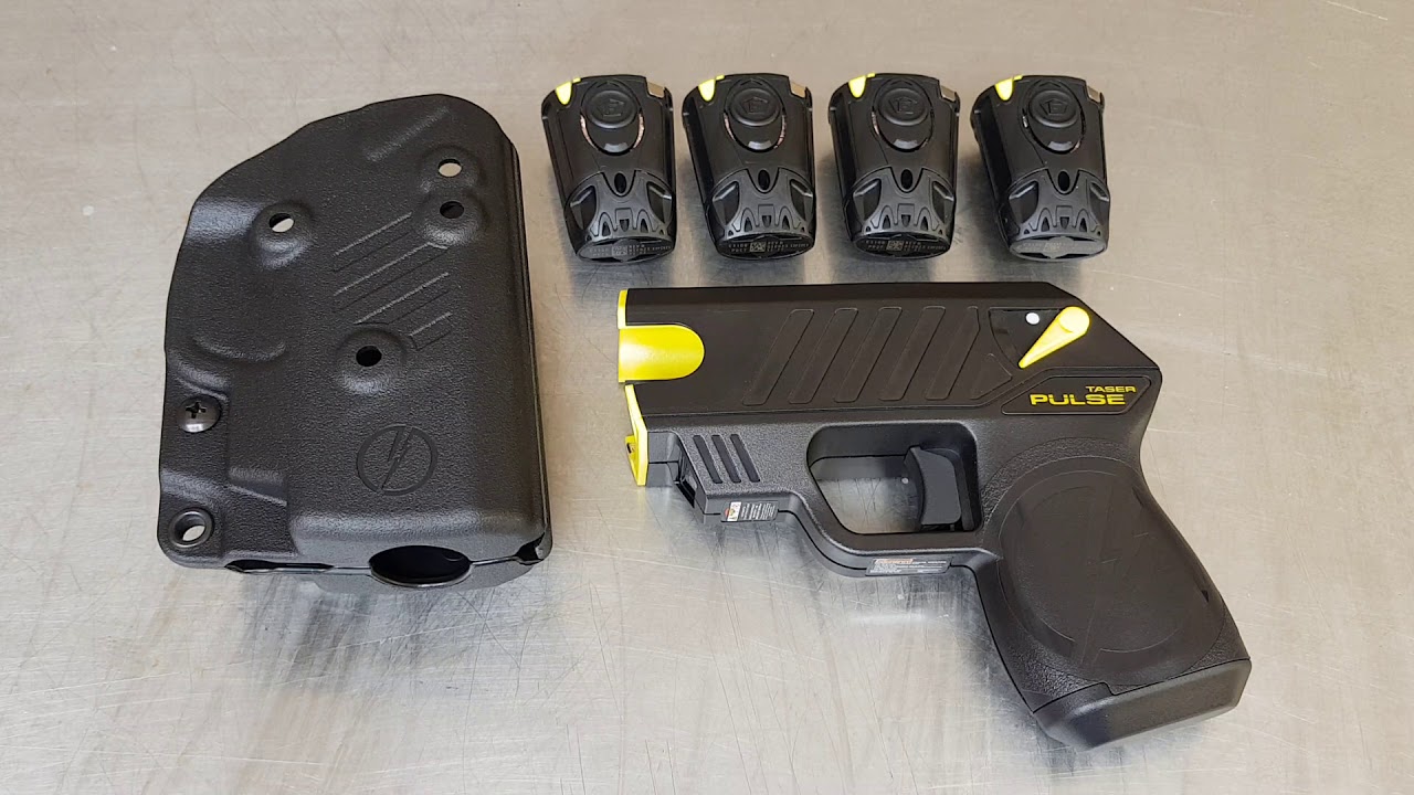 Pistola Taser Pulse - Dispositivo de control electrónico - John Garaycoa - Mac Security