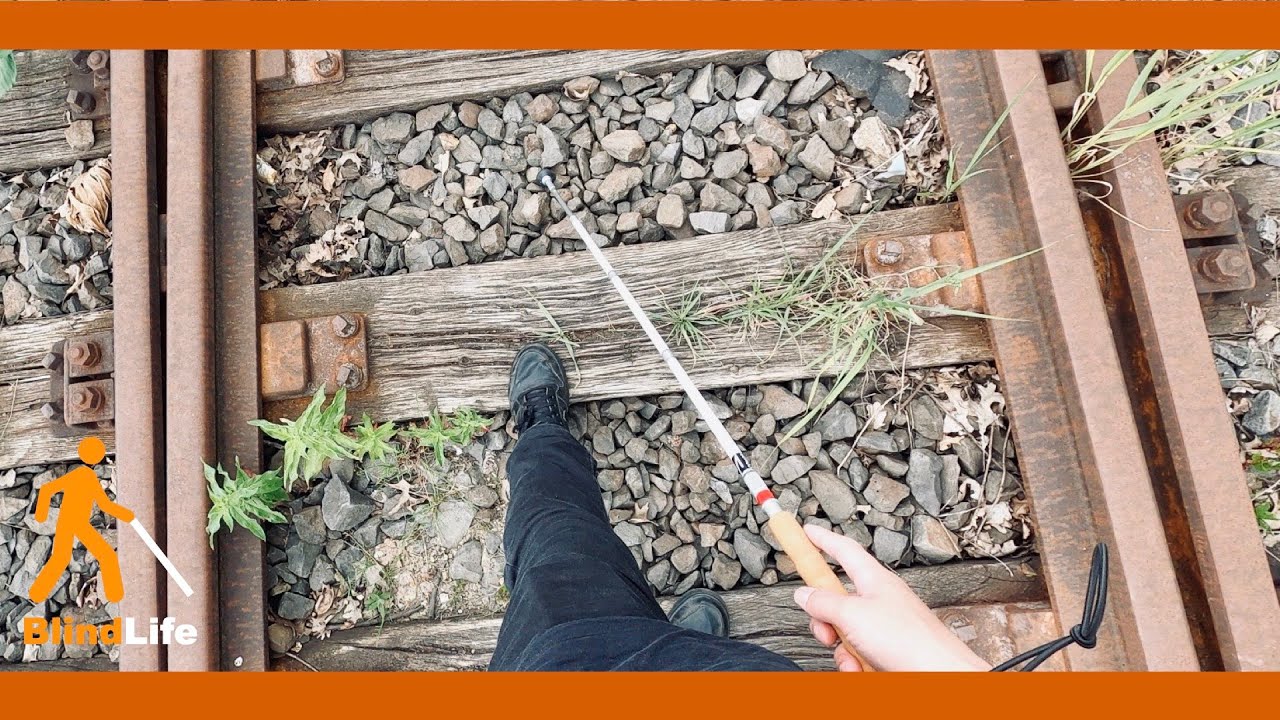 BLIND auf den Gleisen - Blind Walker (4,08 km) | Mr. BlindLife
