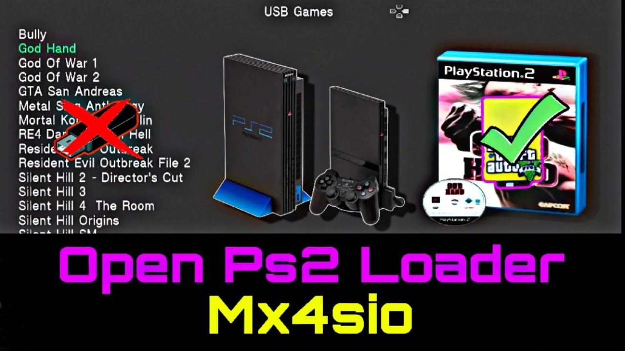 اجرای بازی های PS2 در شبیه ساز OPL با روشی بهتر از USB با سرعت اجرای عالی بازی ها!😃😃