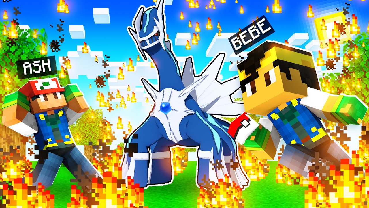 Who's Your Family? O FILHO DO ASH KETCHUM CAPTUROU UM DIALGA no Minecraft! *Pokémon*