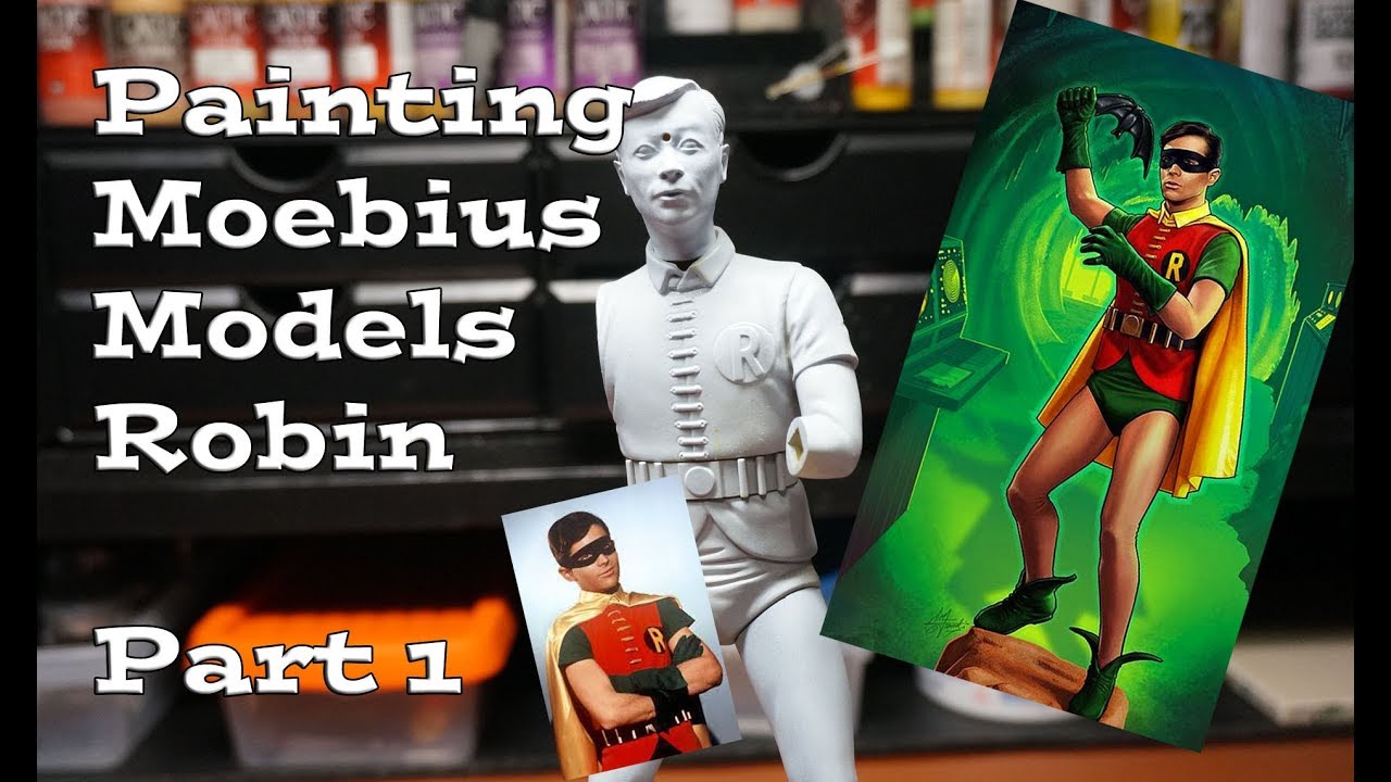 Painting Robin - Batman Moebius Models Kit Part 1