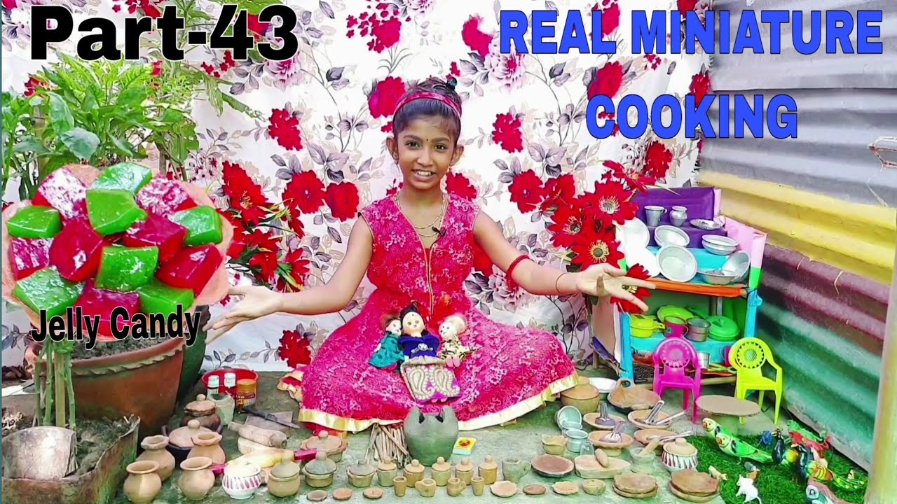 Miniature Jelly Candy/Miniature Jelly Candy Recipe/Gummy Candy Without Gelatin &Agar Agar/Jelly