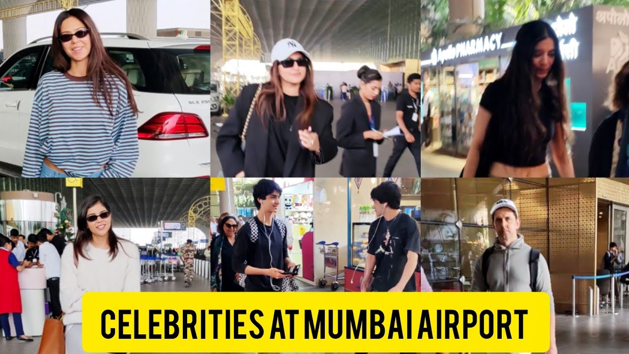 Hrithik Roshan Saba Azad With Family & Sonakshi Sinha Kalyani Priyadarshini At Airport Today 