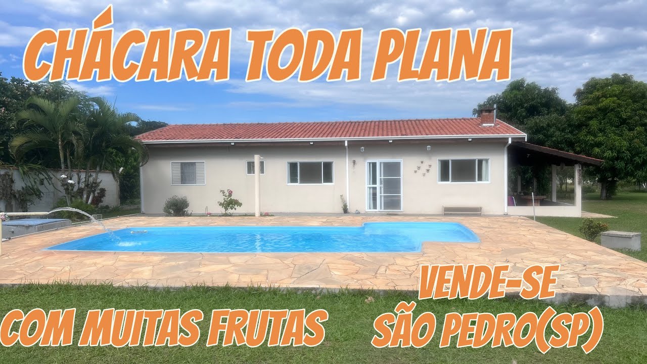 ✅VENDIDA✅CHÁCARA COM DUAS CASAS/PISCINA E UMA GRANDE VARIEDADE DE FRUTAS A VENDA EM SÃO PEDRO(SP)