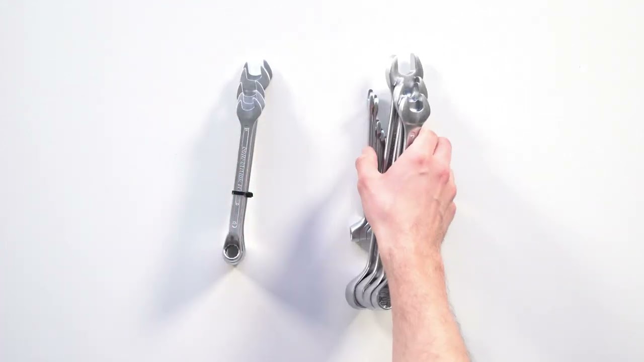 KS TOOLS - 512.0225 COMPETITION Ringmaulschl&uuml;ssel-Satz, gekr&ouml;pft, 15-tlg