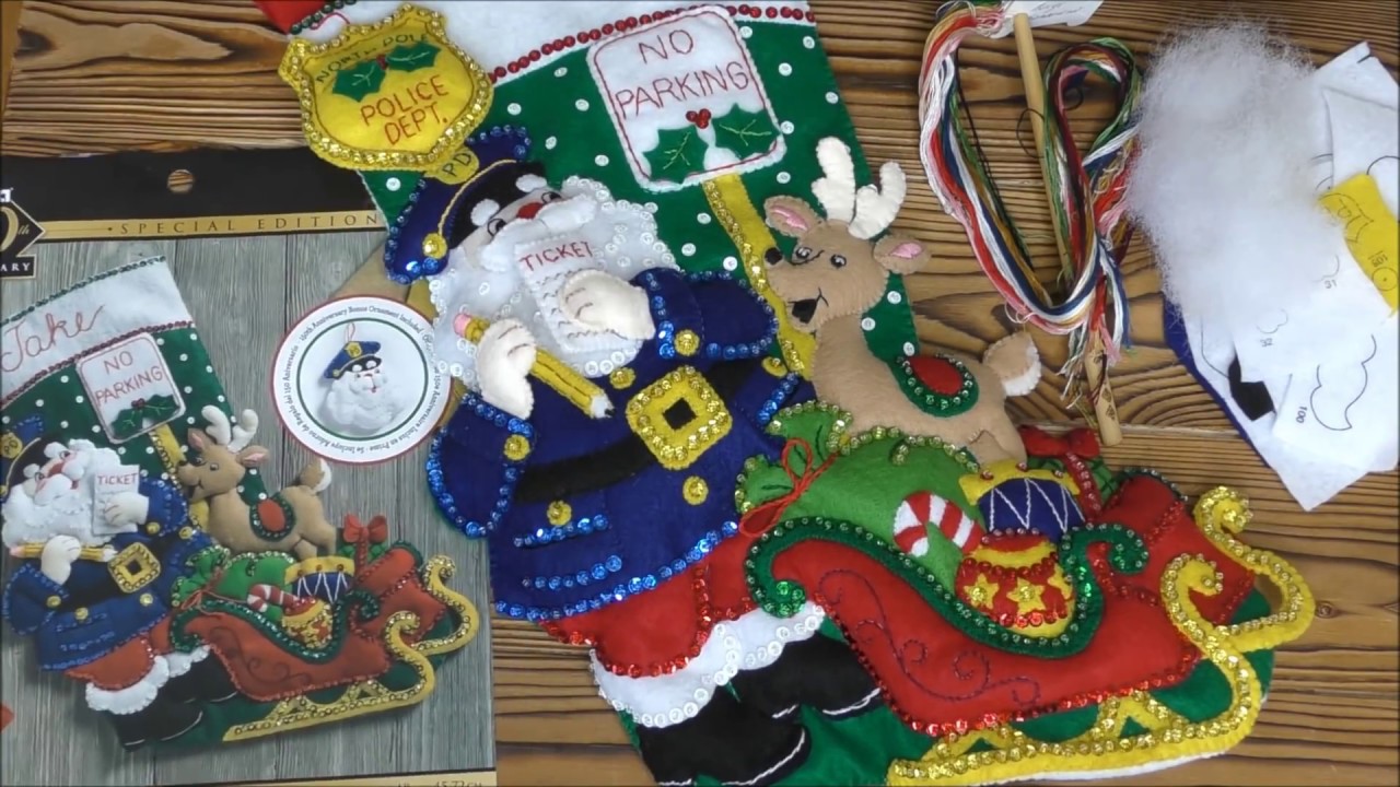 САПОЖОК от Bucilla ГОТОВ!/ ШИТЬЕ ИЗ ФЕТРА