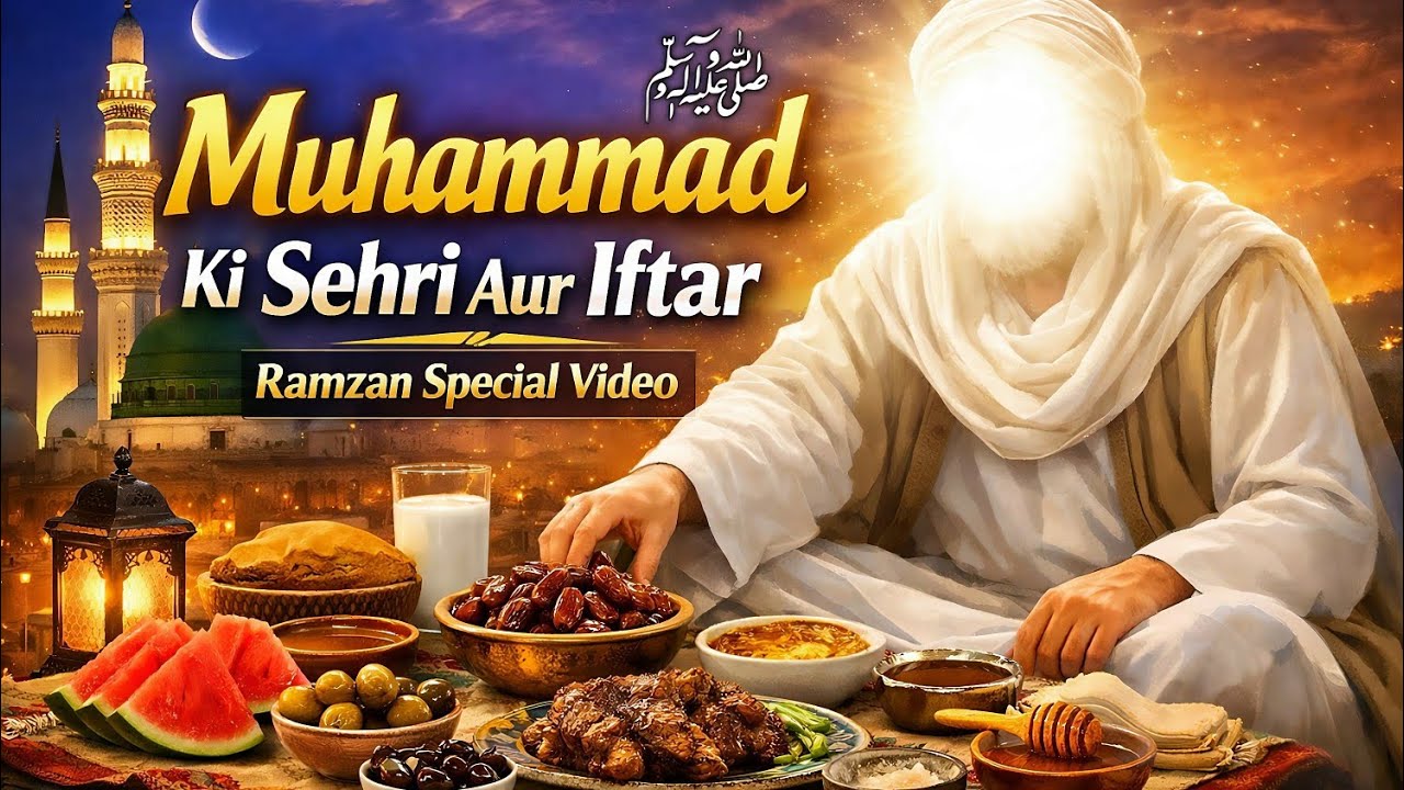 Muhammad ﷺ Ramzan Kaise Guzarte The? | Pyare Nabi Ki Sehri Aur Iftar | Islamic Story | Ramzan Video