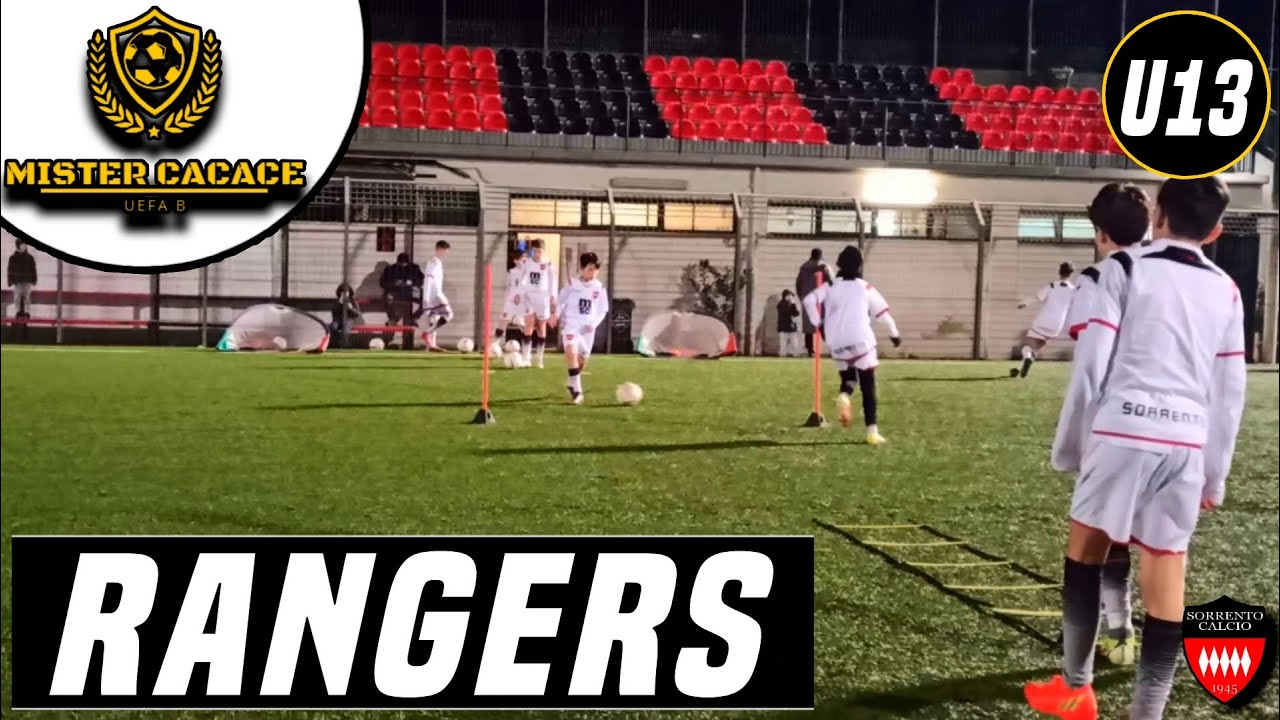 RANGERS: Комбинации между 2 удилищами | Футбольная тренировка до 13 лет