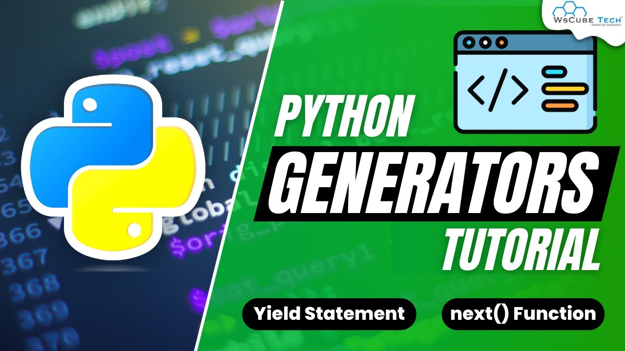 Generators in Python - Explained with Example | Python Tutorial 🔥