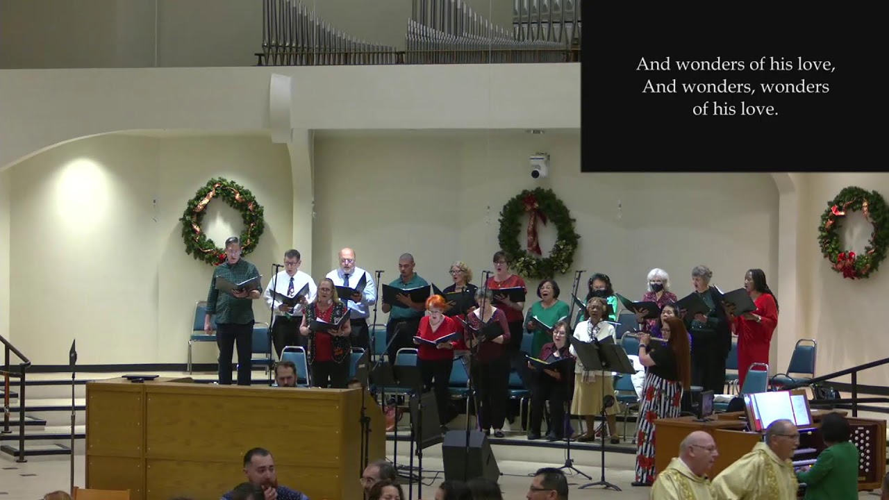 9:30 pm Cathedral Choir Concert 10:00 pm Mass  - The Nativity of the Lord