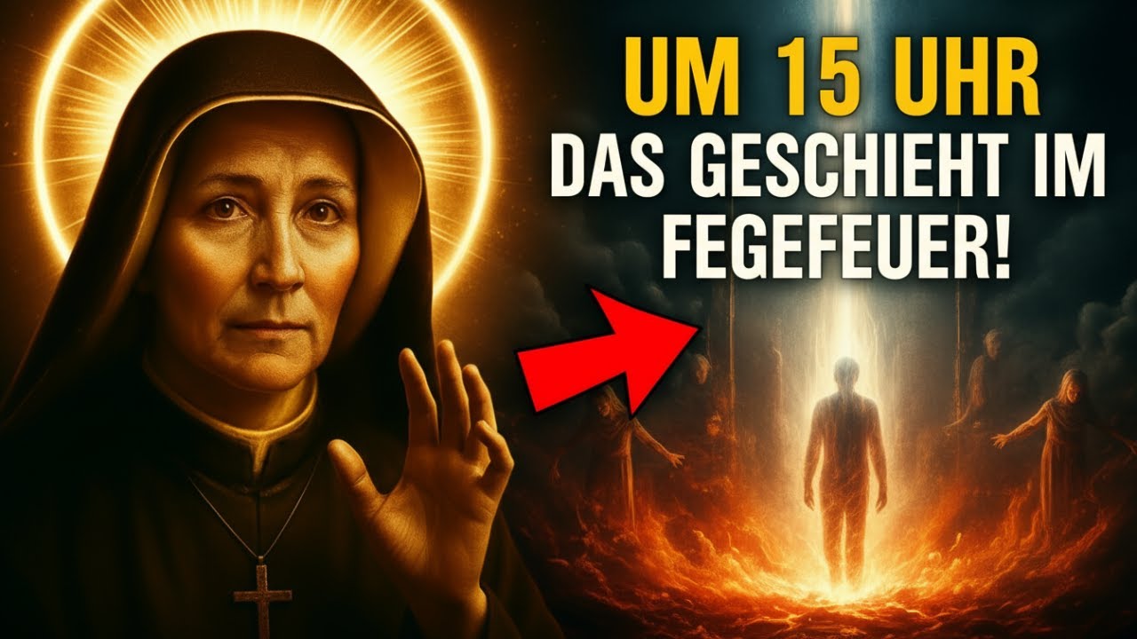 DAS HÖRTE DIE HL. FAUSTINA: WAS IM FEGEFEUER GESCHIEHT, WENN DU UM 15 UHR DIESES GEBET SAGST!